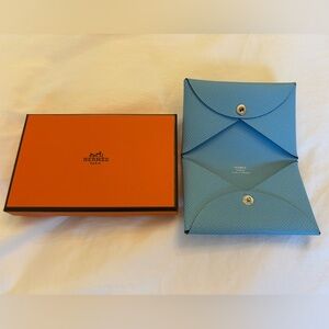 Hermes Calvi Card Holder
